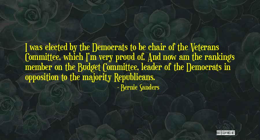 Proud Leader Quotes By Bernie Sanders Proud Leader Quotes By Bernie Sanders