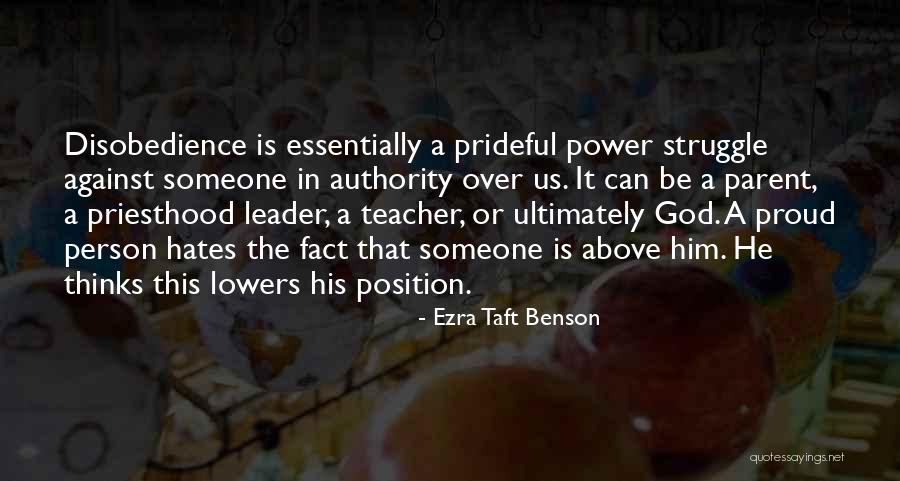 Proud Leader Quotes By Ezra Taft Benson Proud Leader Quotes By Ezra Taft Benson