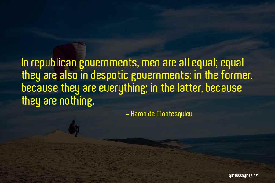 Proud New Mommy Quotes By Baron De Montesquieu