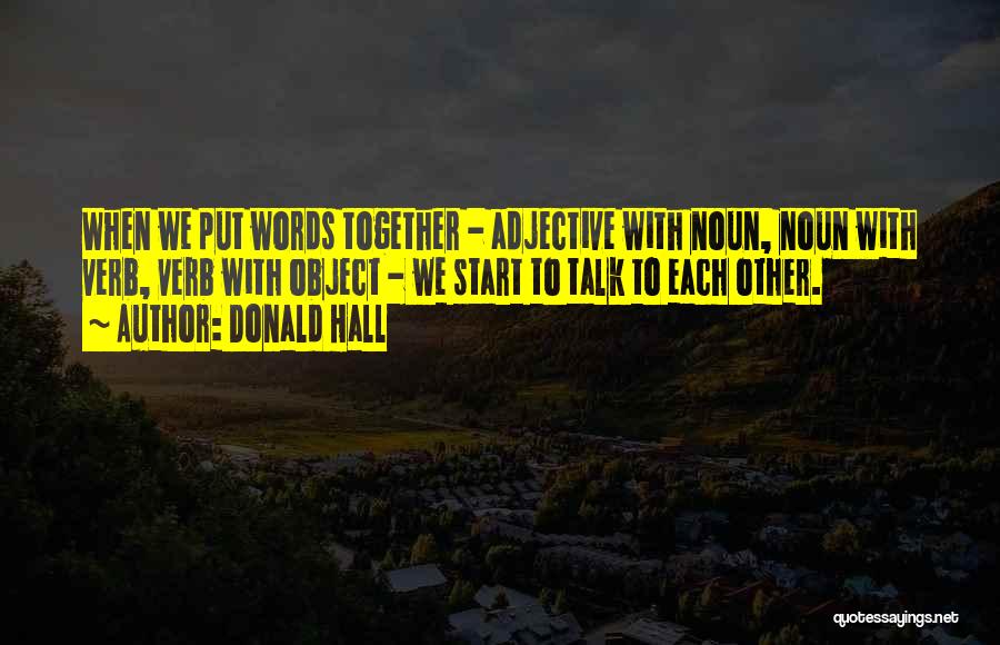 Proud Of Graduate Quotes By Donald Hall