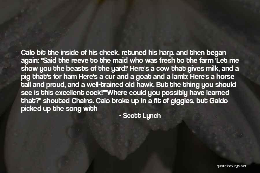 Proud Of Hard Work Quotes By Scott Lynch