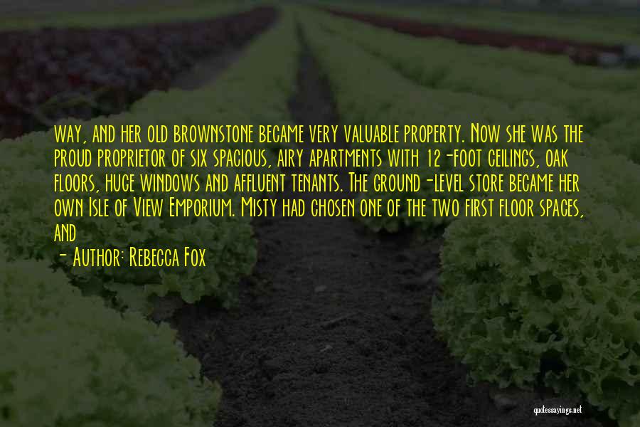 Proud Of Her Quotes By Rebecca Fox