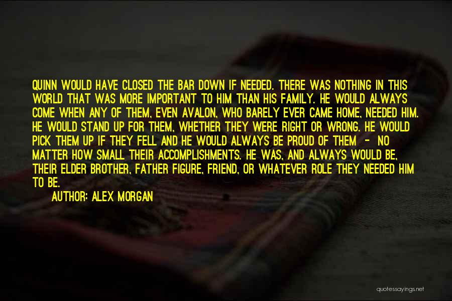 Proud Of My Brother Quotes By Alex Morgan