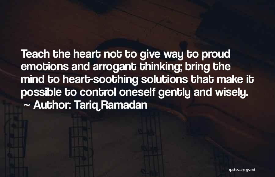 Proud Of Oneself Quotes By Tariq Ramadan