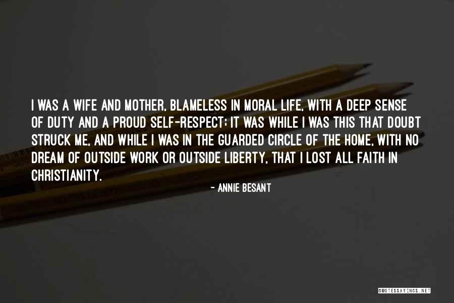 Proud Of Wife Quotes By Annie Besant