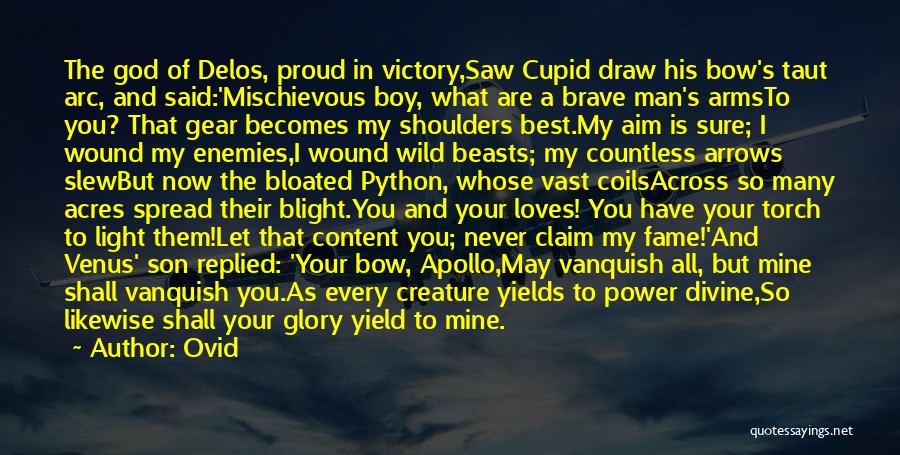 Proud Of Your Son Quotes By Ovid