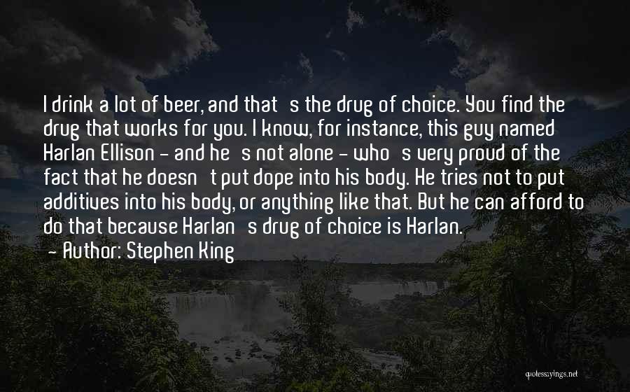 Proud To Be Alone Quotes By Stephen King