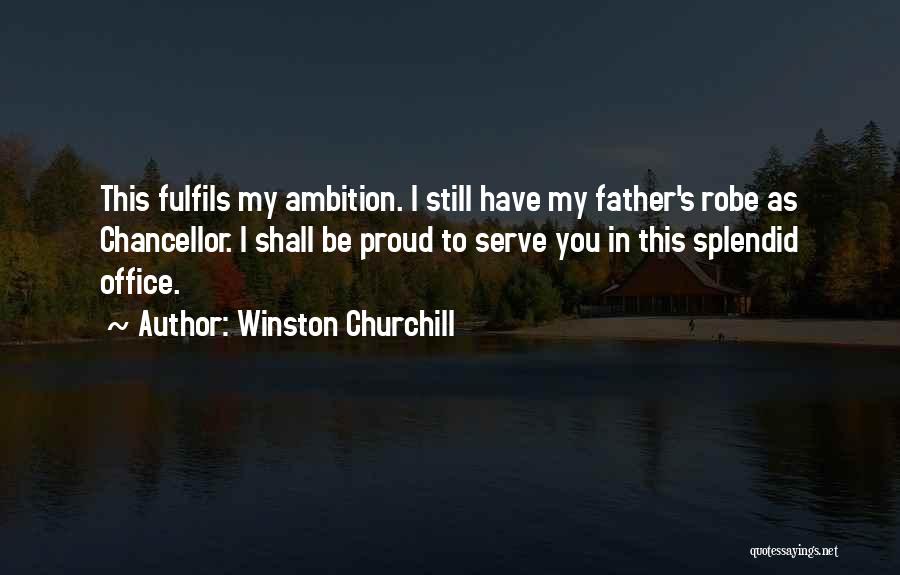 Proud To Serve Quotes By Winston Churchill