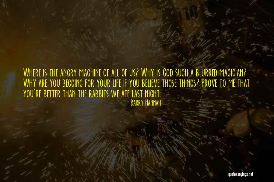 Prove Me Quotes By Barry Hannah Prove Me Quotes By Barry Hannah