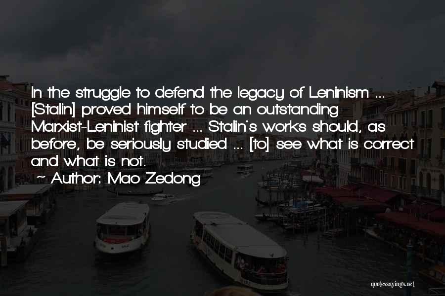 Proved Quotes By Mao Zedong