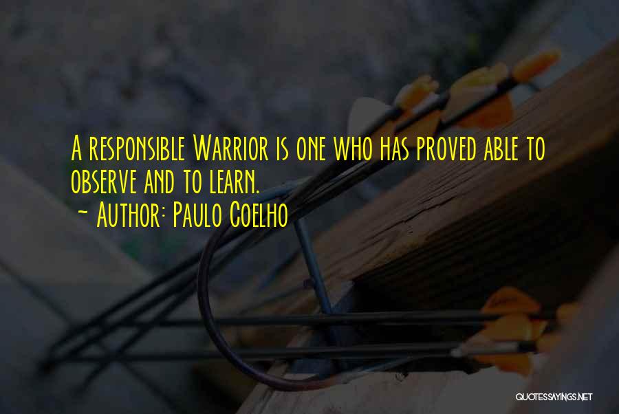 Proved Quotes By Paulo Coelho