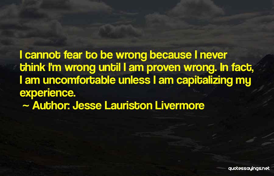 Proven Facts Quotes By Jesse Lauriston Livermore