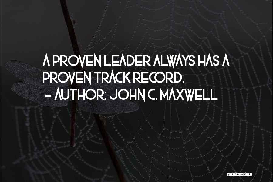 Proven Quotes By John C. Maxwell