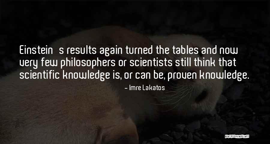 Proven Results Quotes By Imre Lakatos Proven Results Quotes By Imre Lakatos