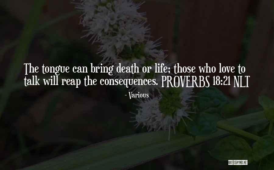 Proverbs 18 Quotes By Various Proverbs 18 Quotes By Various