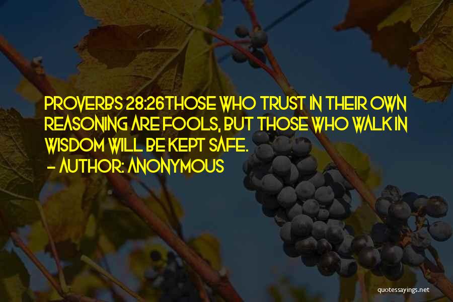 Proverbs From Bible Quotes By Anonymous