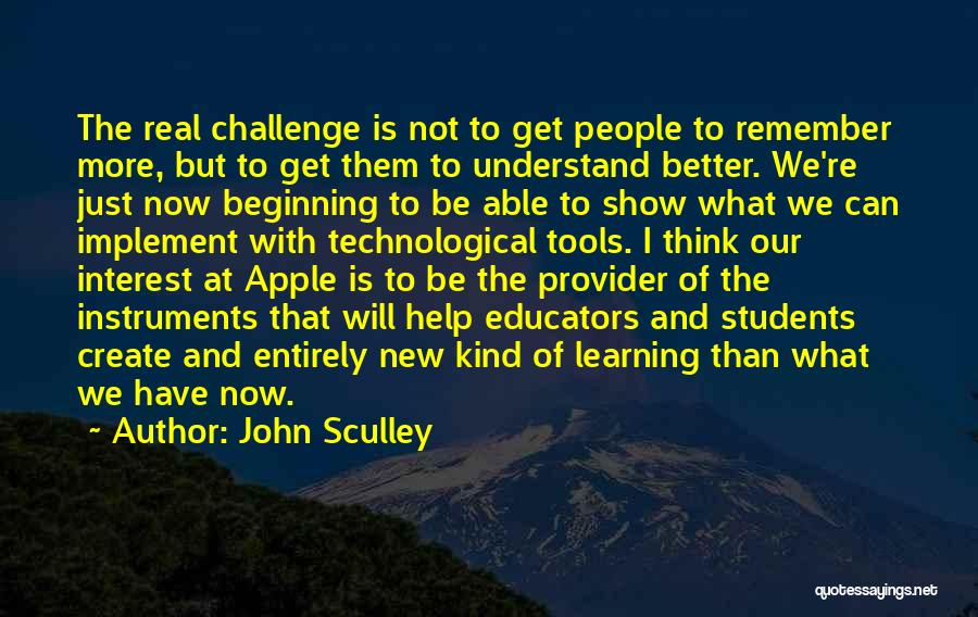 Provider Quotes By John Sculley