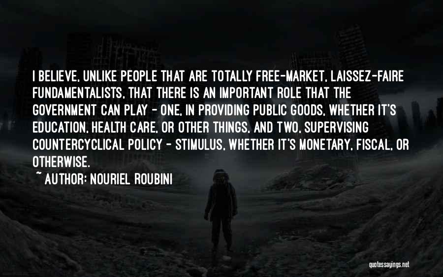 Providing Care Quotes By Nouriel Roubini