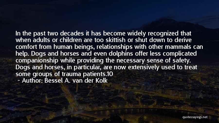 Providing Comfort Quotes By Bessel A. Van Der Kolk