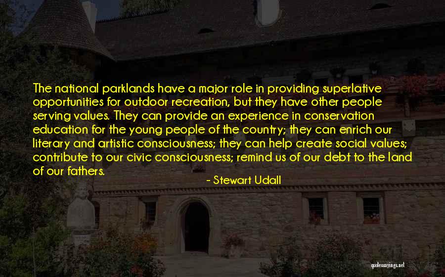 Providing Father Quotes By Stewart Udall