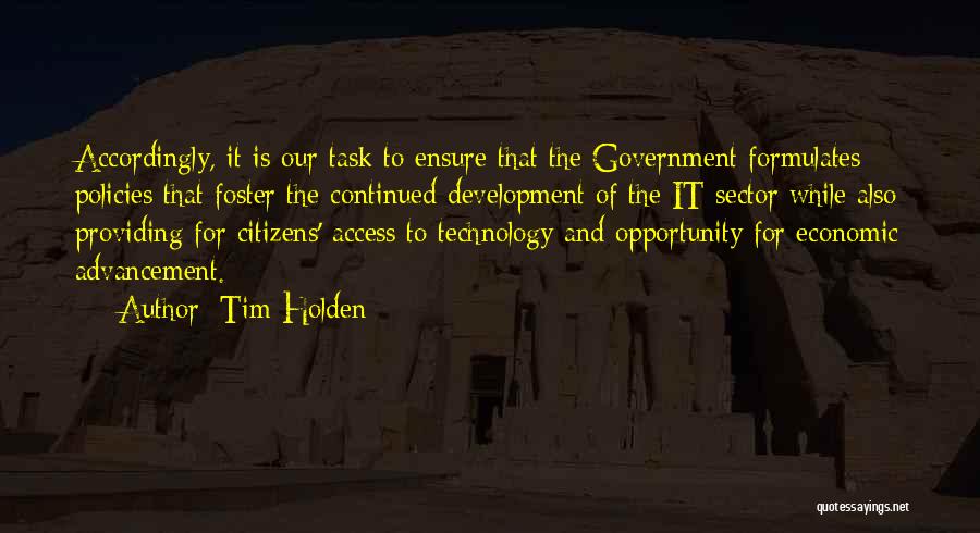 Providing Quotes By Tim Holden