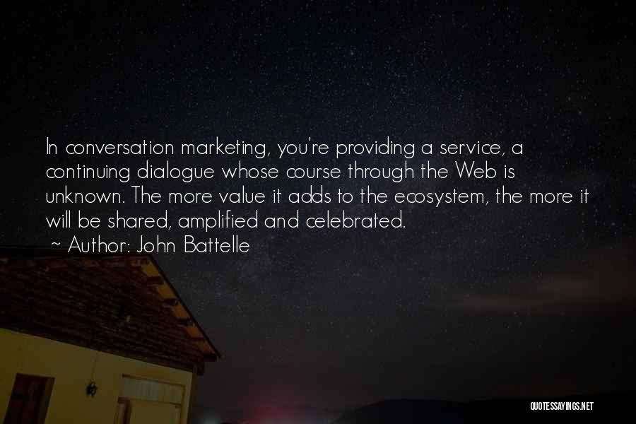 Providing Service Quotes By John Battelle