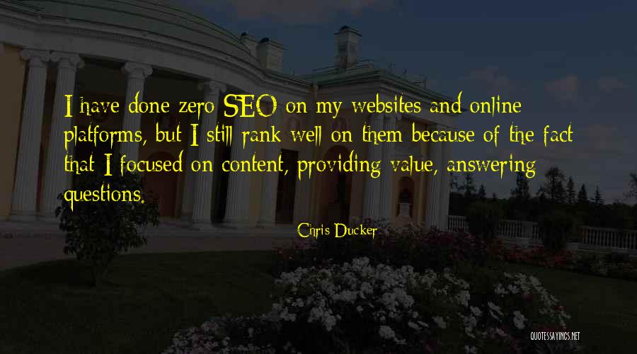 Providing Value Quotes By Chris Ducker