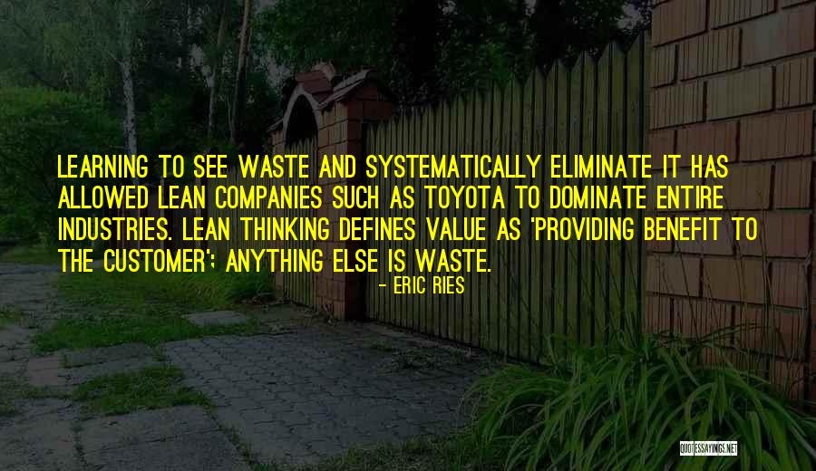 Providing Value Quotes By Eric Ries