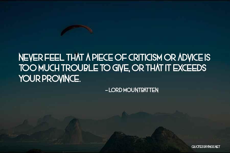 Province Quotes By Lord Mountbatten Province Quotes By Lord Mountbatten