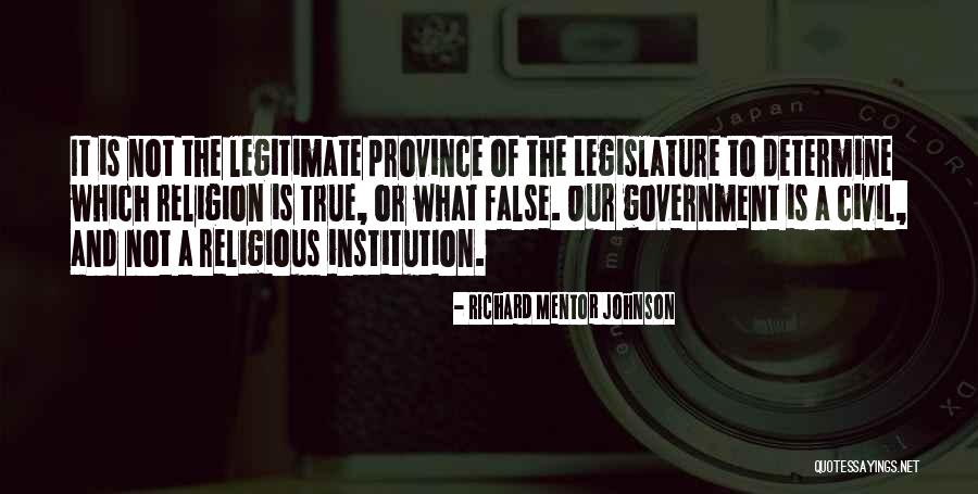 Province Quotes By Richard Mentor Johnson Province Quotes By Richard Mentor Johnson