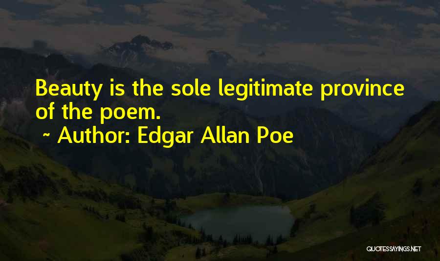Provinces Quotes By Edgar Allan Poe