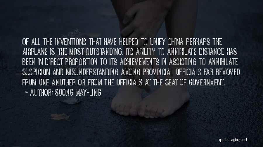 Provincial Government Quotes By Soong May-ling