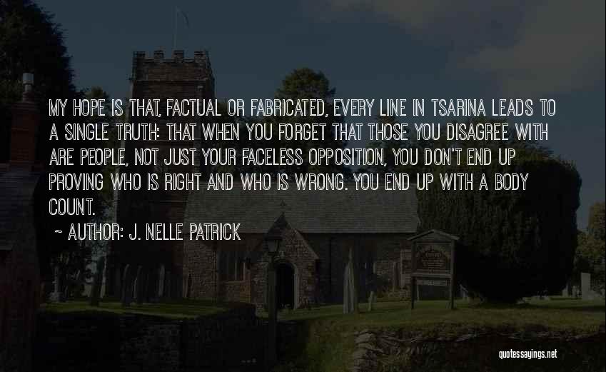 Proving Wrong Quotes By J. Nelle Patrick