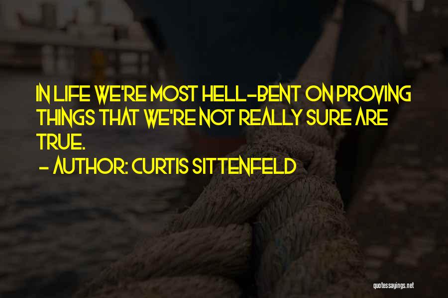Proving Yourself Quotes By Curtis Sittenfeld