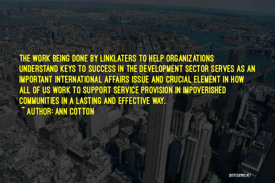Provision Quotes By Ann Cotton