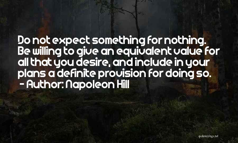 Provision Quotes By Napoleon Hill