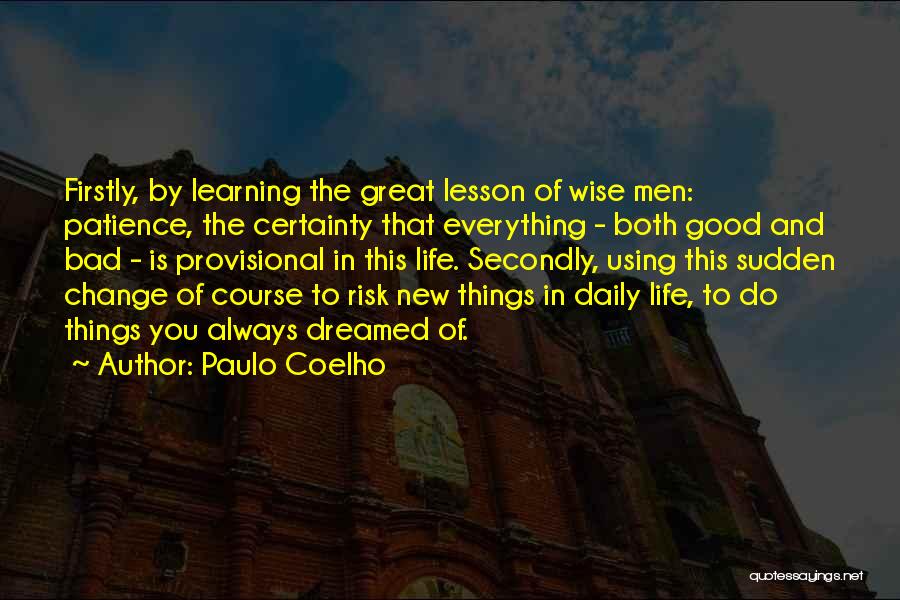 Provisional Quotes By Paulo Coelho