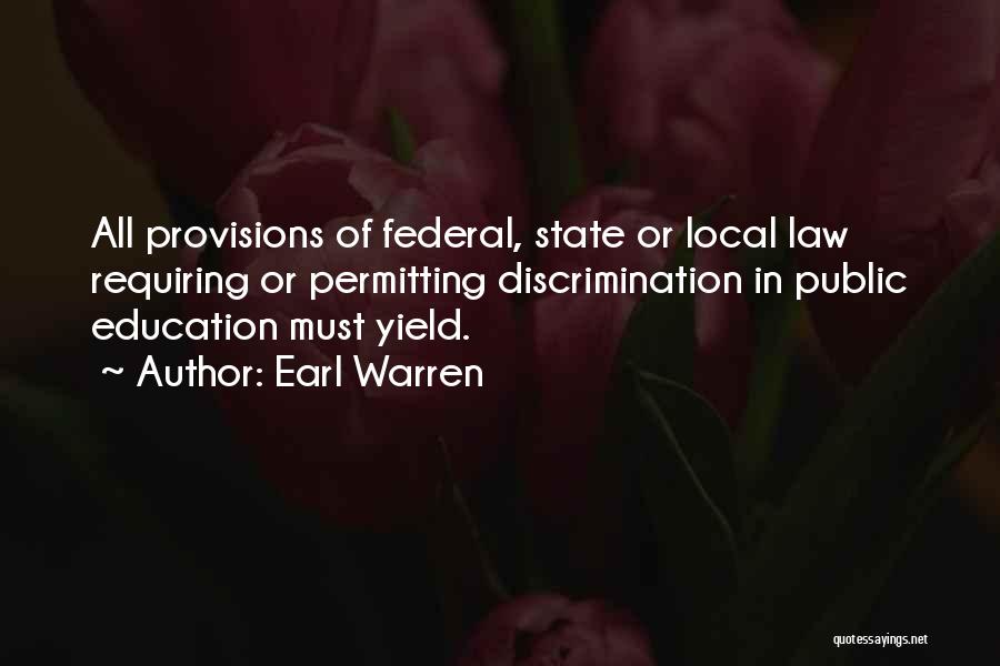 Provisions Quotes By Earl Warren