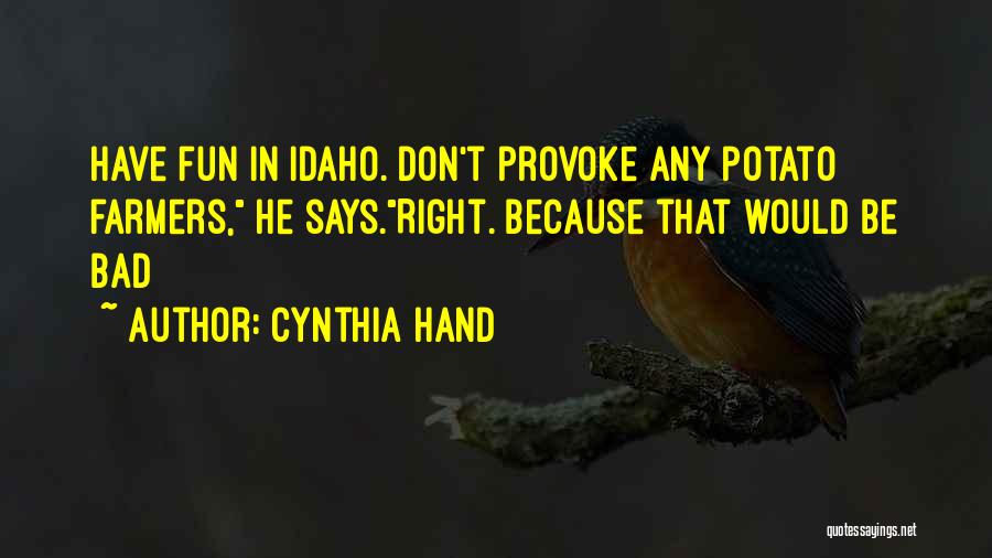 Provoke Quotes By Cynthia Hand