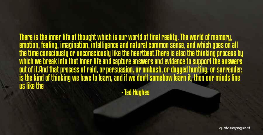 Provoke Thought Quotes By Ted Hughes Provoke Thought Quotes By Ted Hughes