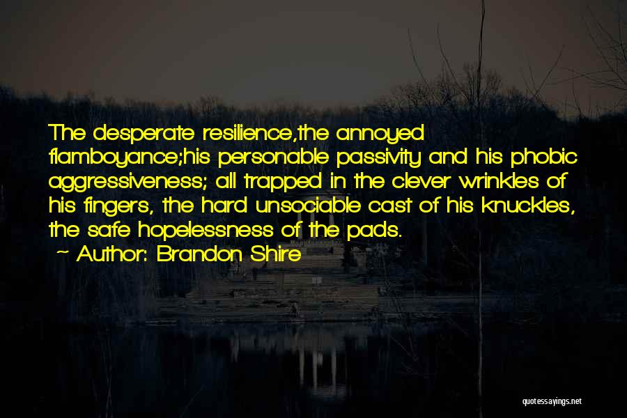 Provoking Thought Quotes By Brandon Shire