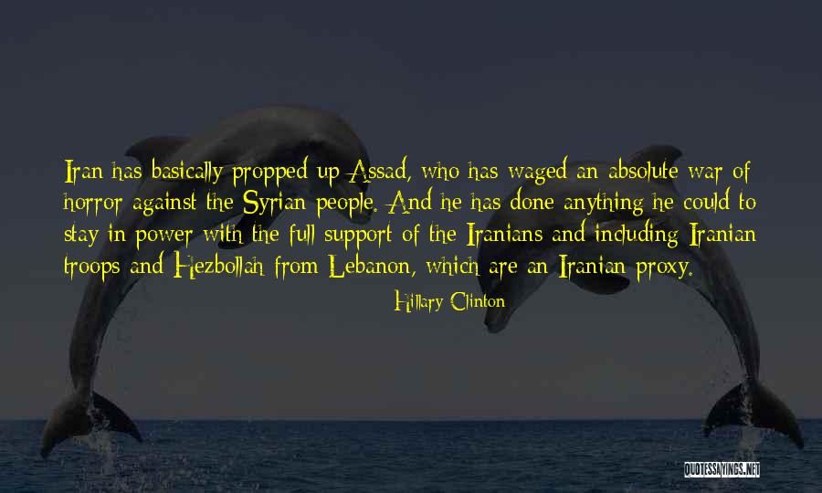 Proxy War Quotes By Hillary Clinton Proxy War Quotes By Hillary Clinton