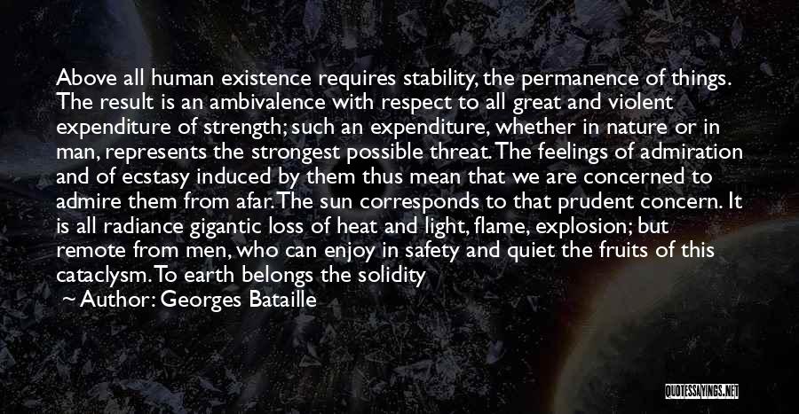 Prudent Man Quotes By Georges Bataille