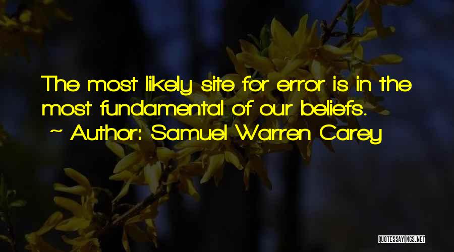 Prudently Recreate Quotes By Samuel Warren Carey