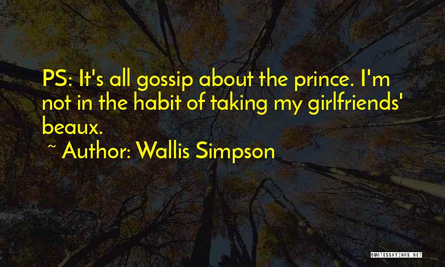 Ps Prince Quotes By Wallis Simpson