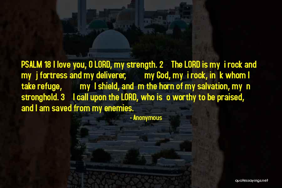 Psalm 3 Quotes By Anonymous Psalm 3 Quotes By Anonymous