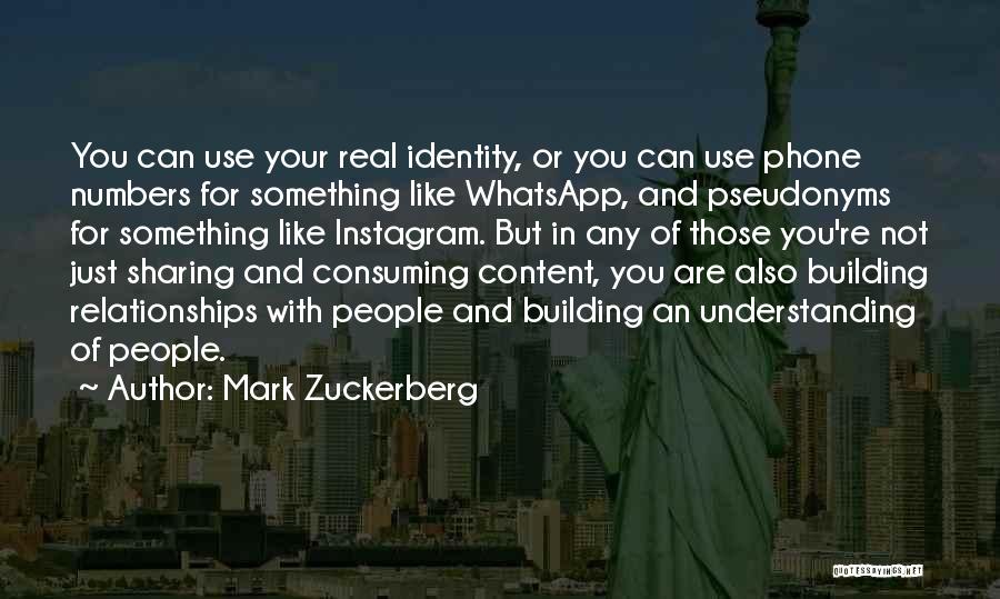 Pseudonyms In Quotes By Mark Zuckerberg