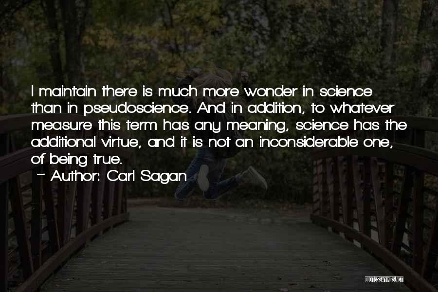 Pseudoscience Quotes By Carl Sagan