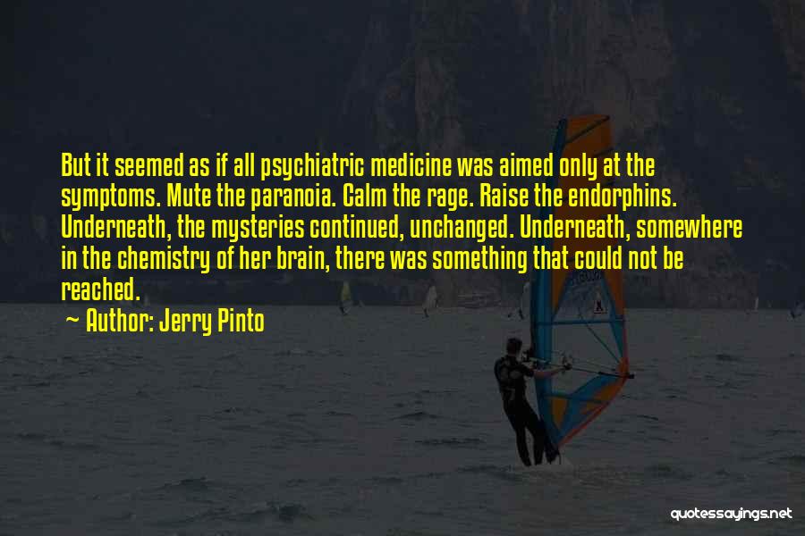 Psychiatric Medicine Quotes By Jerry Pinto