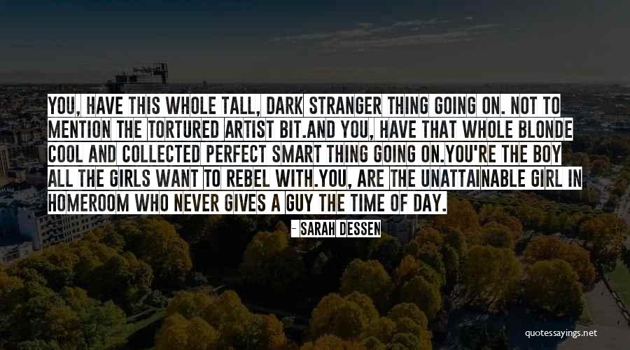 Psychoanalyse Yourself Quotes By Sarah Dessen Psychoanalyse Yourself Quotes By Sarah Dessen